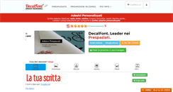 Desktop Screenshot of decalfont.com